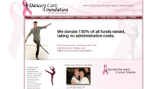 Desktop Screenshot of dancerscare.org